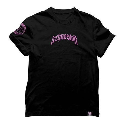 Technostoff Firehand regular T-Shirt unisex in schwarz von vorne